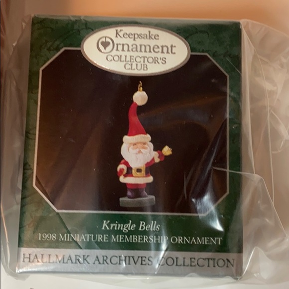 New hallmark ornaments set Kringle bells/ making his way/ new christmas friend - Picture 2 of 4